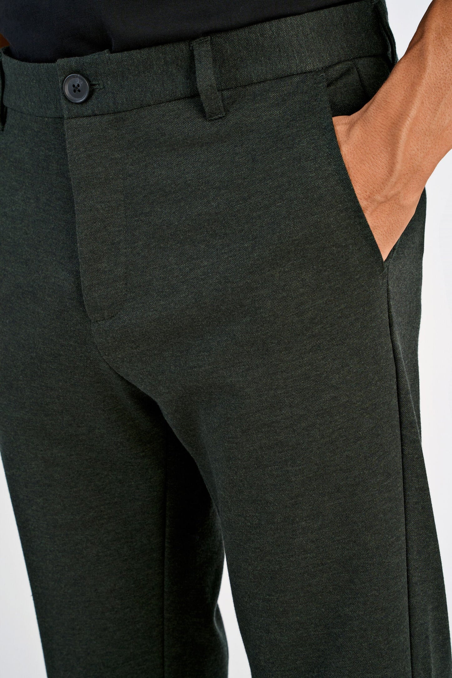 Lindbergh Slim Fit Stoffhose Cropped