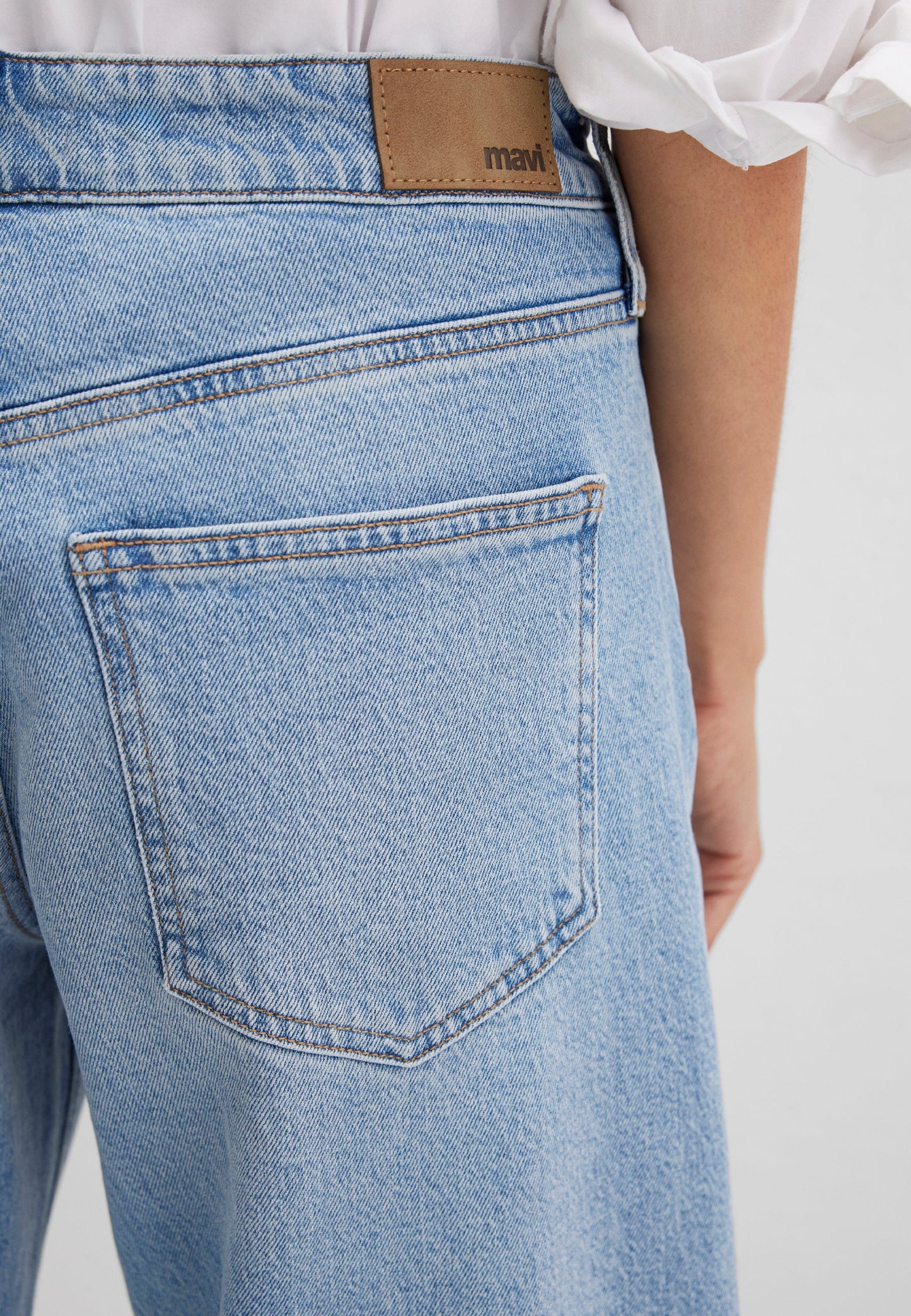 Mavi Sandra Wide Leg Jeans