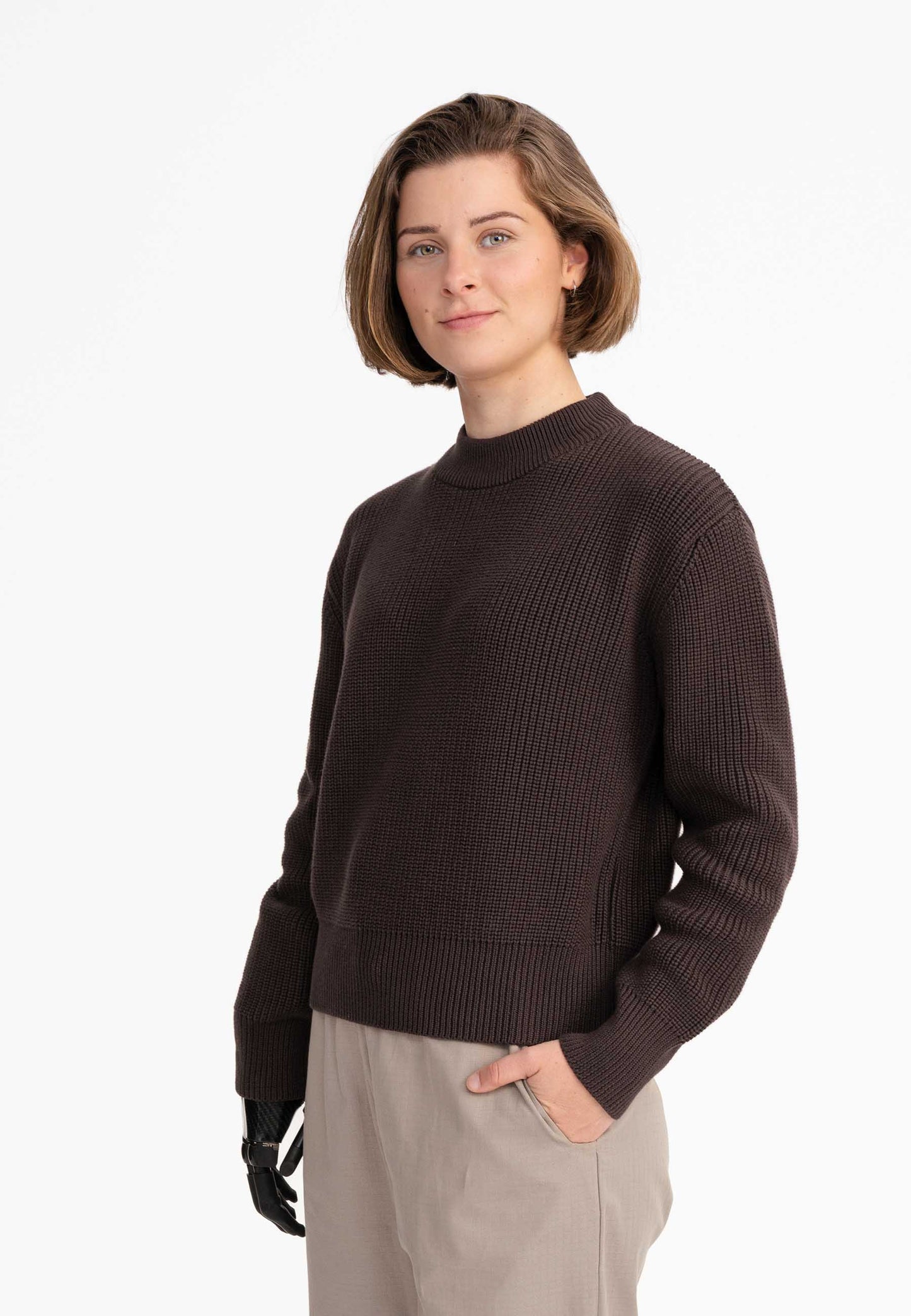 Mela Manika Rippstrick Pullover