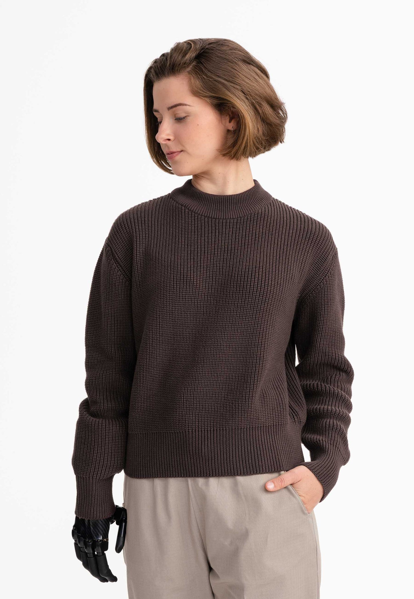 Mela Manika Rippstrick Pullover