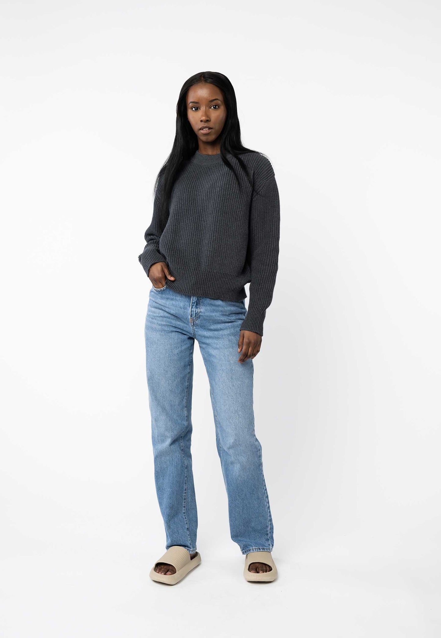 Mela Manika Rippstrick Pullover