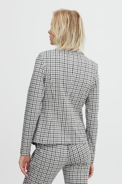 Ichi Kate Small Check Damen Blazer