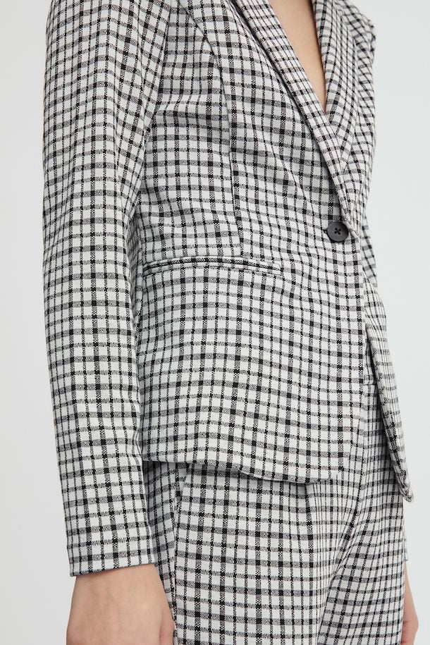 Ichi Kate Small Check Damen Blazer